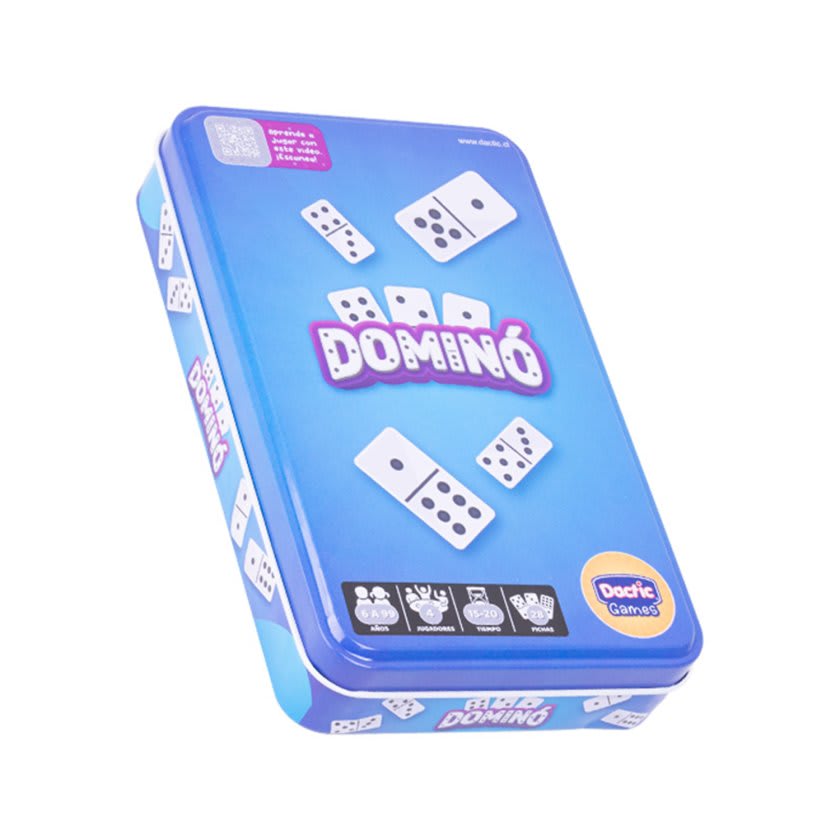 Dactic Dominó Clásico Juego de Mesa de Estrategia para Toda la Familia – vista 1