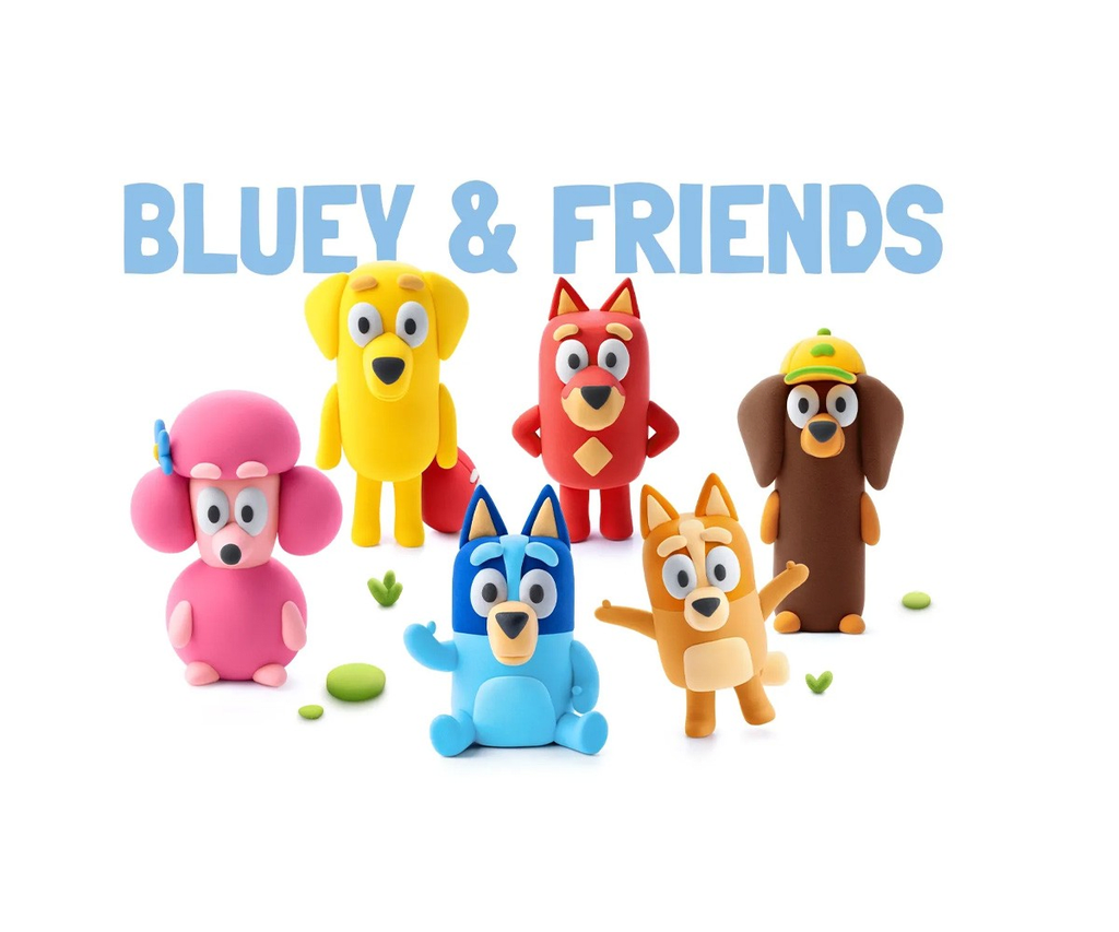 Hey Clay Bluey y sus Amigos Plasticina 15 Colores – Hey Clay