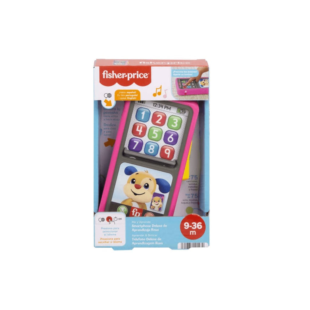 Fisher-Price Ríe y Aprende Smartphone Deluxe con Luces y Sonidos – vista 2
