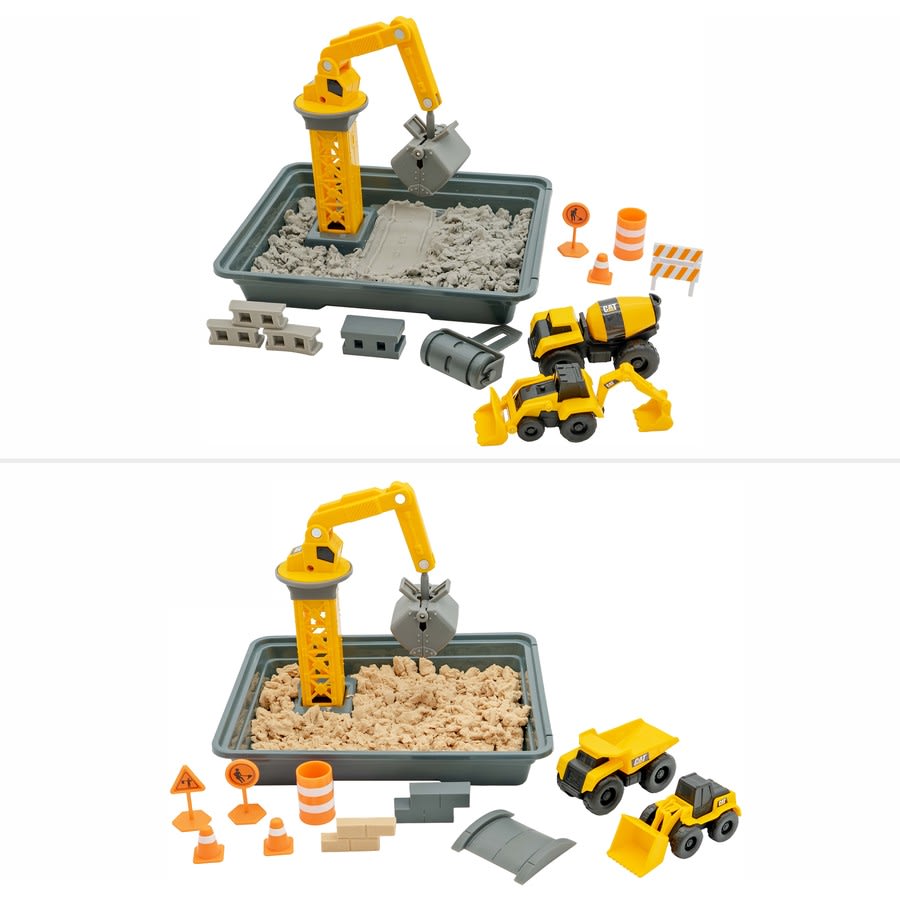CAT Dig N Build Set de Construcción con Arena y Mini Máquinas Surtido – vista 1