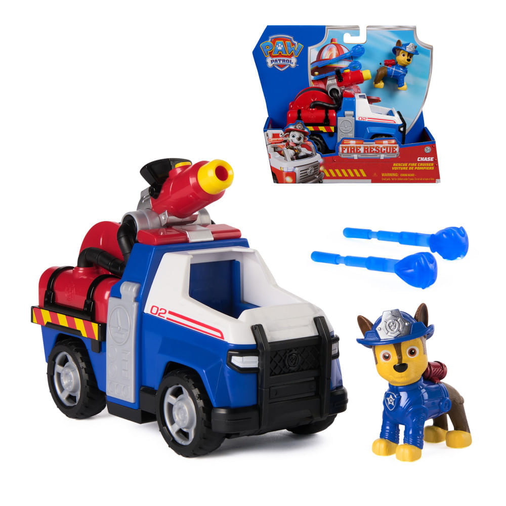 Paw Patrol Fire Rescue Crucero de Bomberos de Chase – Spin Master