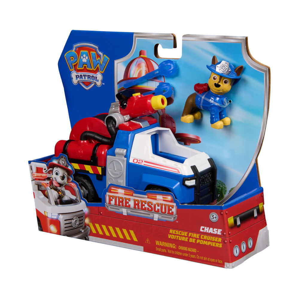 Paw Patrol Fire Rescue Crucero de Bomberos de Chase – Spin Master