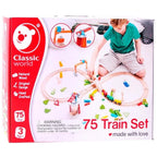 Classic World Set de Tren de 75 Piezas con Grúa Giratoria y Grúa Torre – vista 1