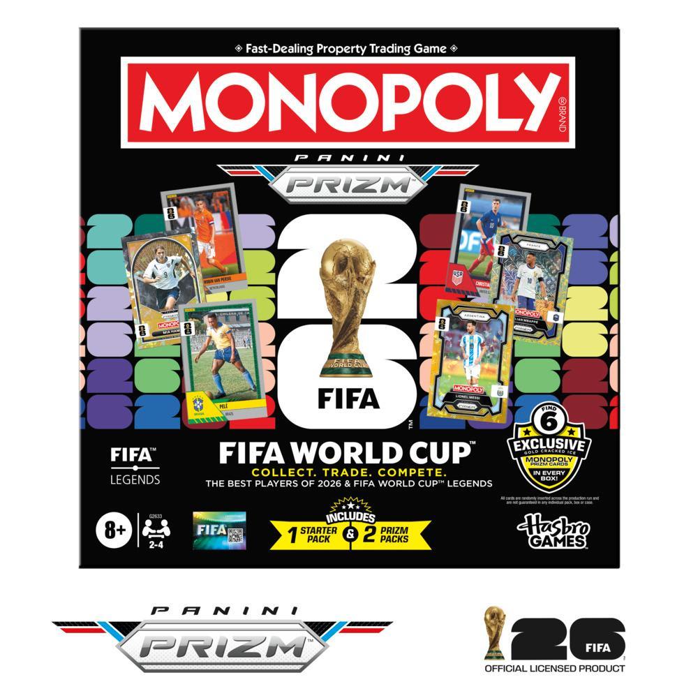 Monopoly Panini Prizm Copa Mundial de la FIFA 2026 Juego de Mesa – vista 1