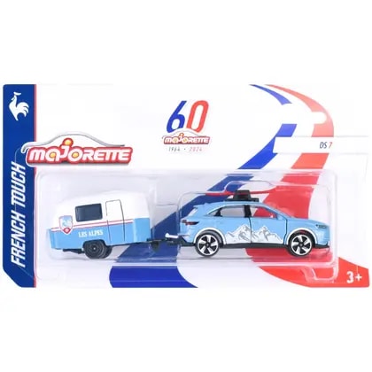 Majorette French Touch Auto con Remolque Temático Surtido – vista 1