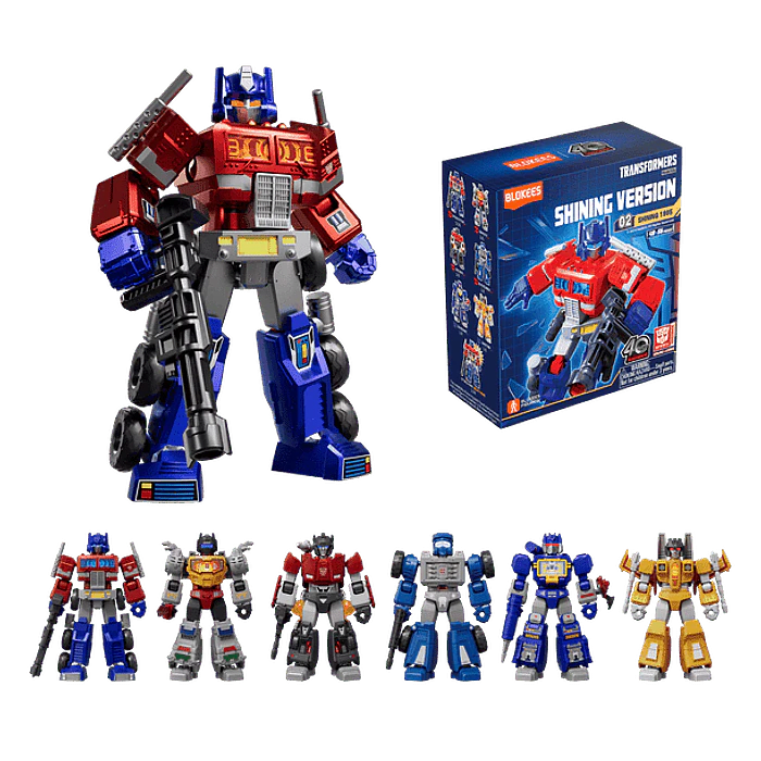 Blokees Transformers Shining Version 02 1985 Figura Armable Iluminada – vista 1