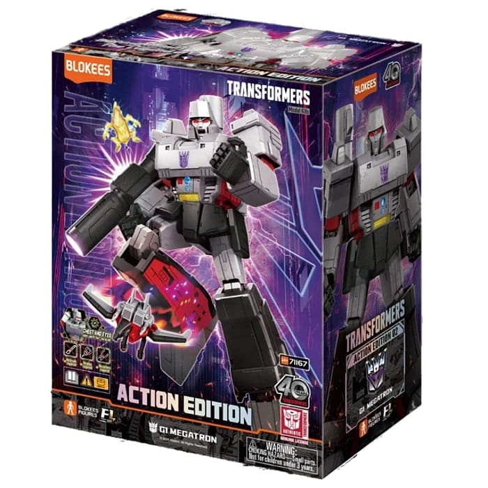 Blokees Transformers Action Edition 02 G1 Megatron Kit de 237 Piezas – vista 1