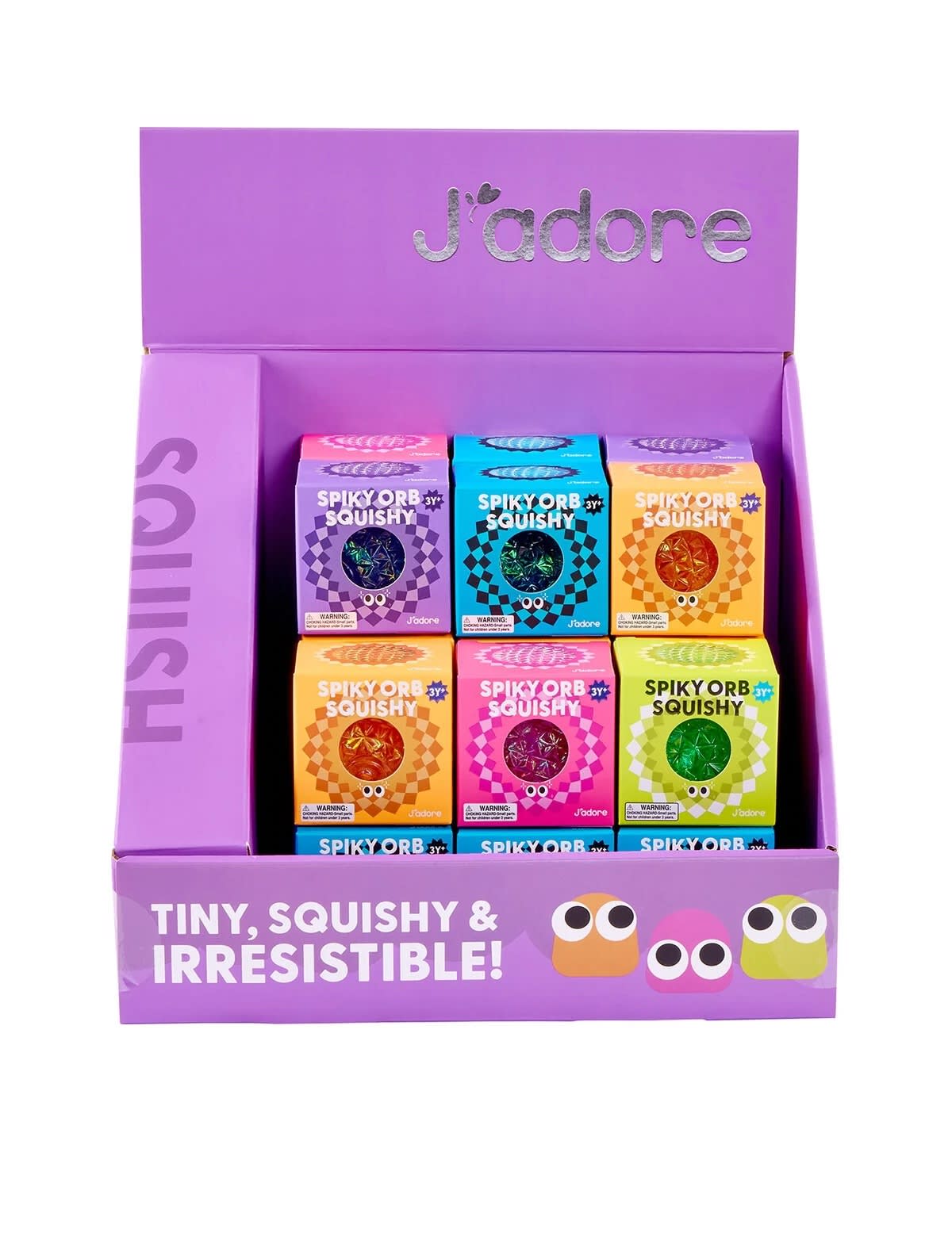 J'adore Spiky Orb Squishy Antiestrés con Agua – vista 3