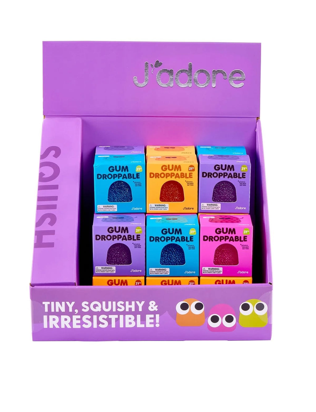 J'adore Gum Droppable Squishy Juguete Antiestrés Suave y Elástico – vista 1