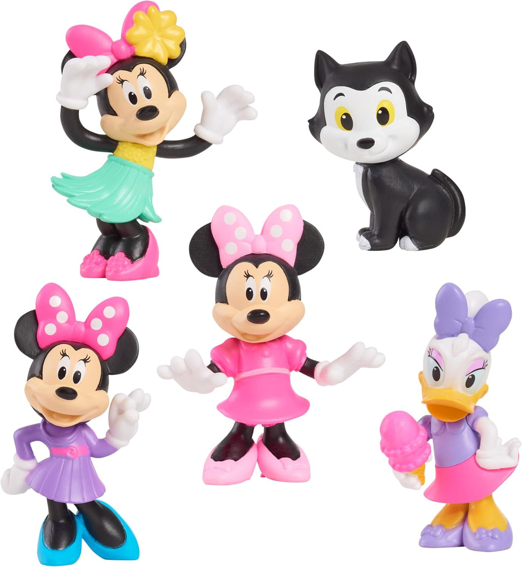 Disney Minnie Mouse Pack de 5 Minifiguras con Daisy y Fígaro – vista 1