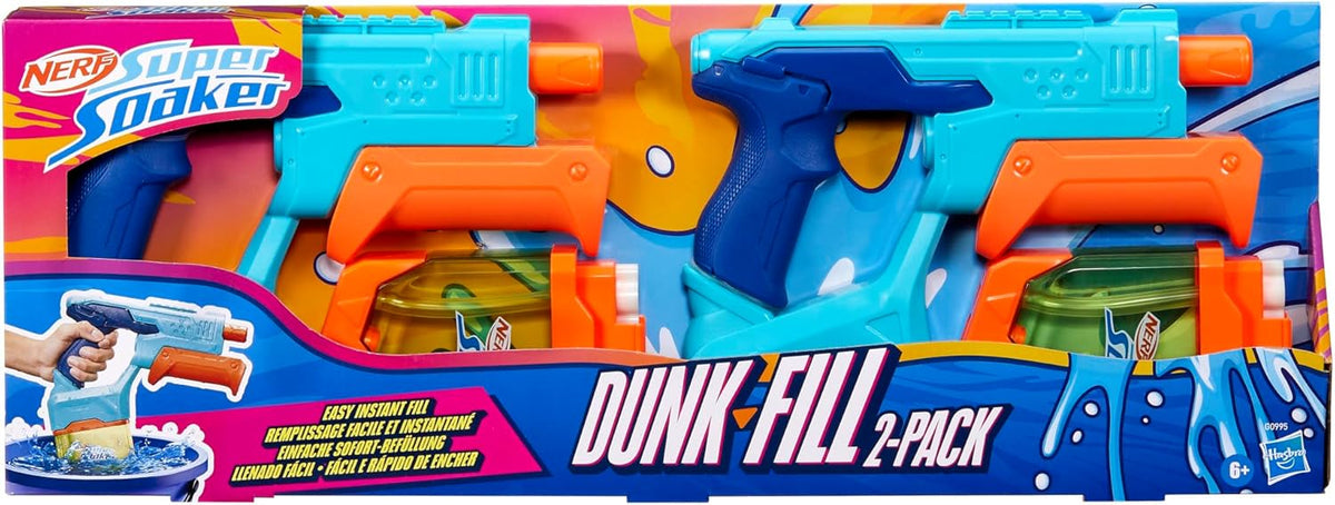 Nerf Super Soaker Dunk Fill Pack de 2 Lanzadores de Agua – vista 1