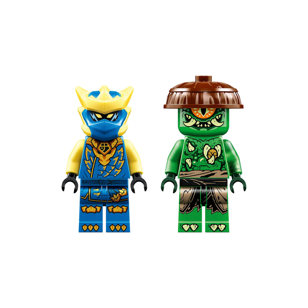 Minifiguras de Jay y el Monstruo Mutante incluidas en el set LEGO 71853