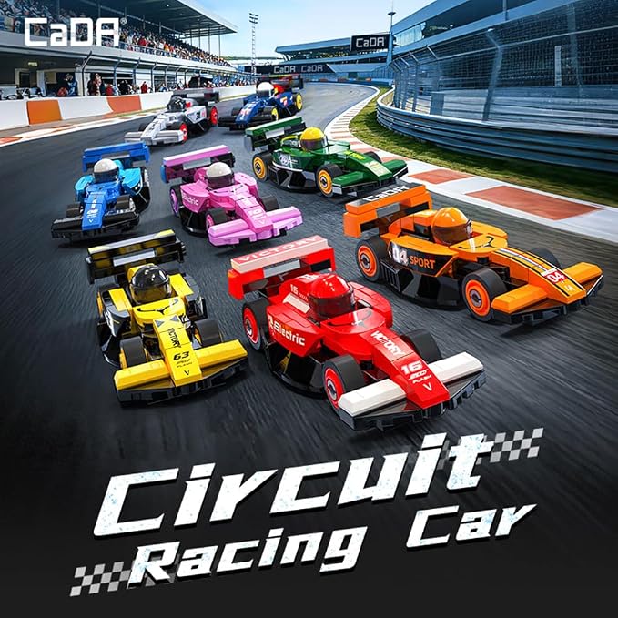 CaDA Circuit Racing Car Auto de Bloques Escala 1:32 Surtido – vista 2