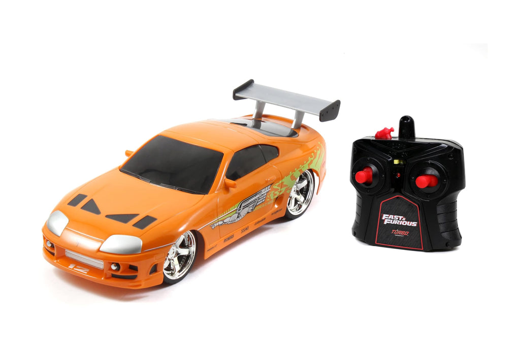 Rápidos y Furiosos Toyota Supra 1995 Naranja a Control Remoto 1:24 – vista 2