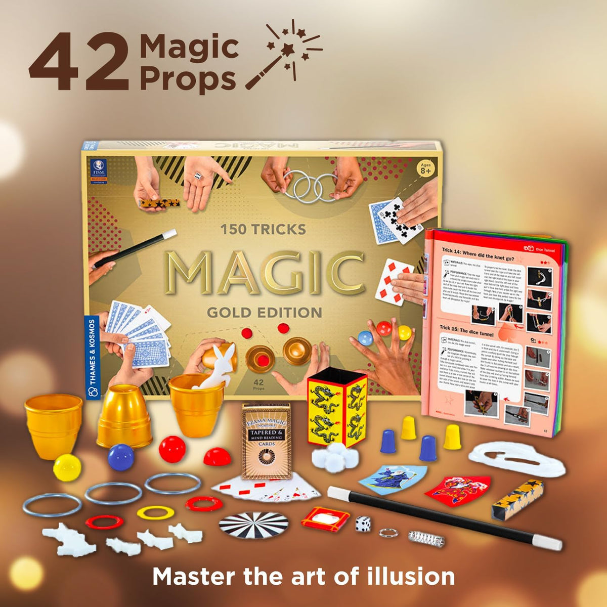 Hanky Panky Set de Magia Gold Edición 150 Trucos para Niños – vista 1