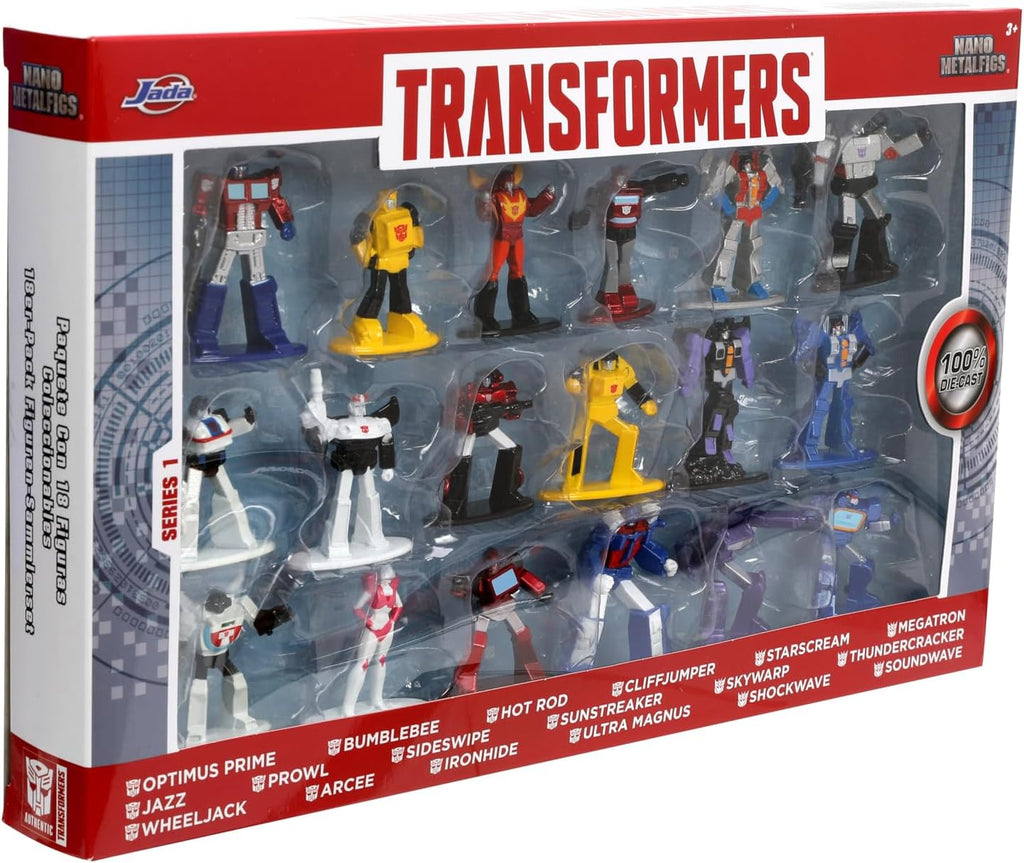 Jada Nano Transformers Serie 3 Pack de 18 Figuras de Metal – vista 2