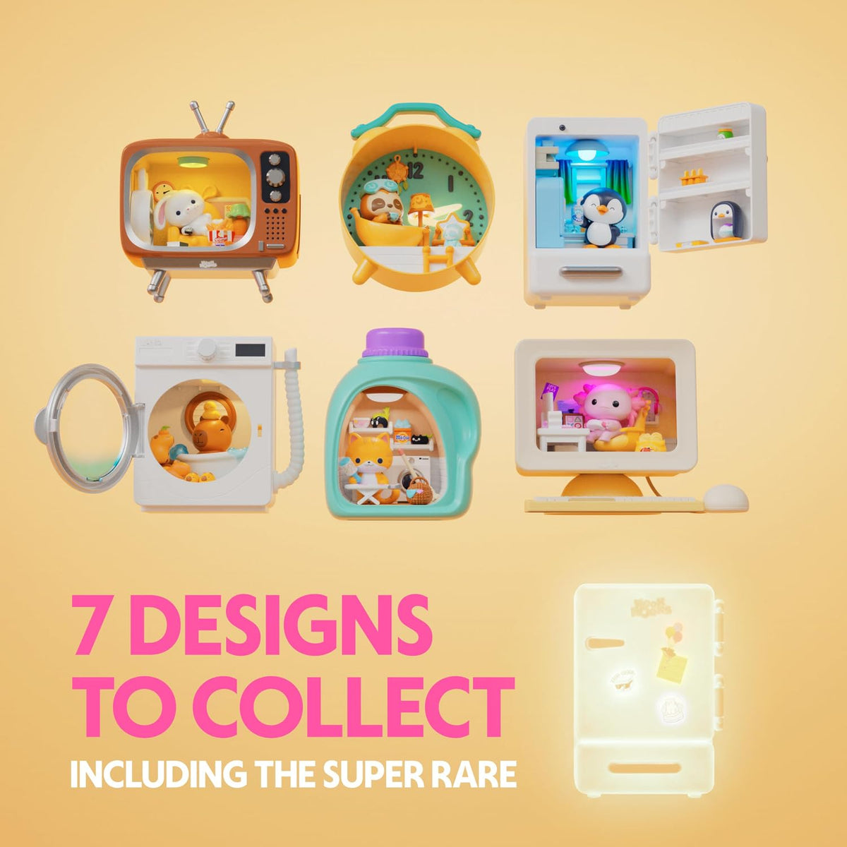 Nook Nooks Serie 1 Casa Miniatura Coleccionable con Luz Surtido – vista 2