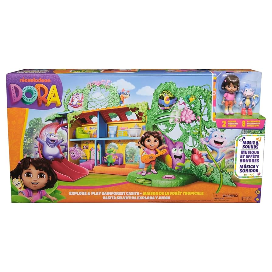 Dora Casita Explora y Juega Selva Tropical con Figuras y Sonidos – vista 1