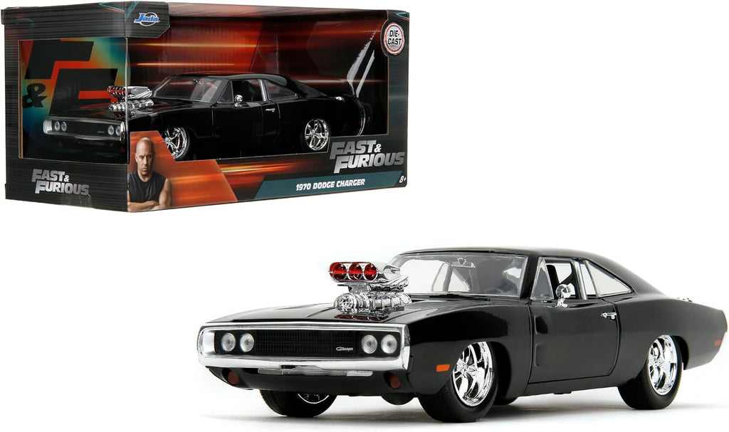 Fast & Furious Dom's 1970 Dodge Charger R/T Negro 1:24 – Jada Toys