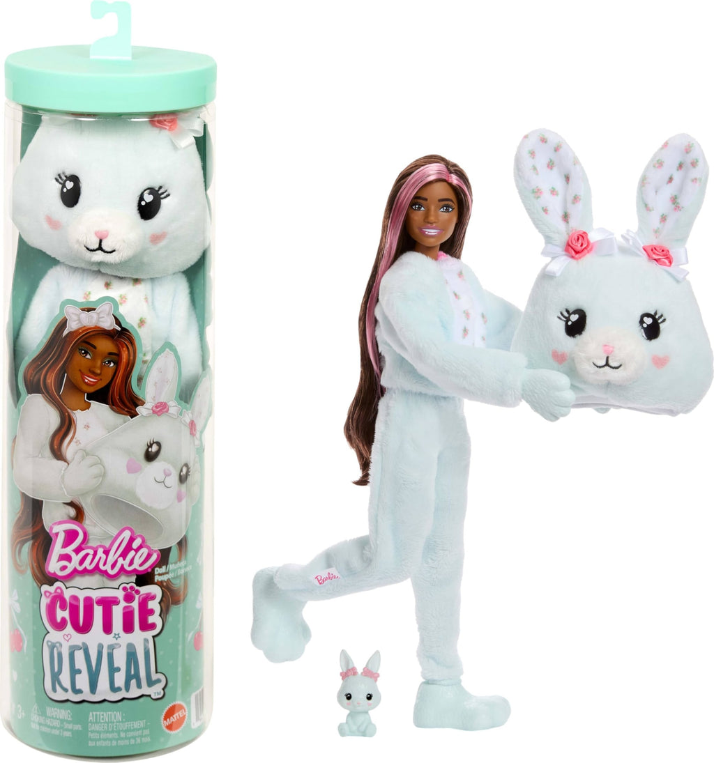 Barbie Cutie Reveal Cuddly Series Muñeca con Disfraz de Peluche Surtido – vista 1