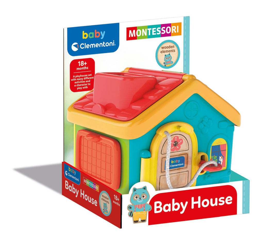 Baby Clementoni Casa de Juegos con Cerraduras Estilo Montessori – vista 1