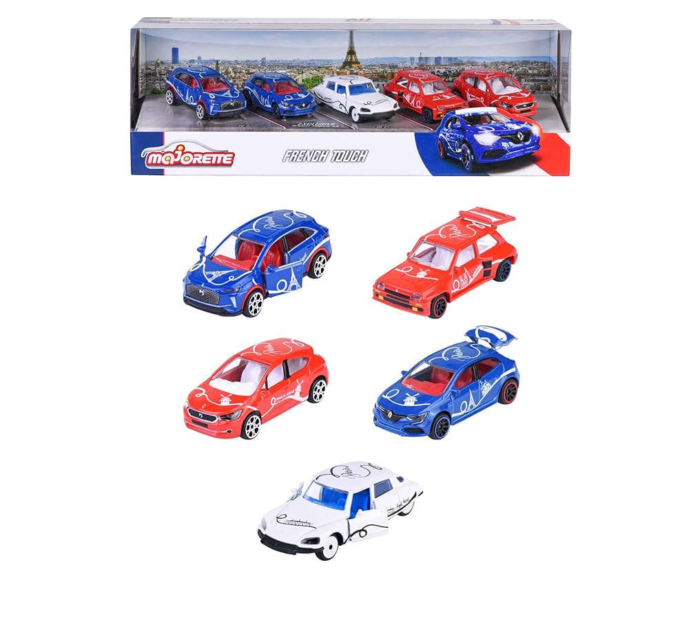 Majorette French Touch Gift Pack de 5 Autos de Colección – vista 1