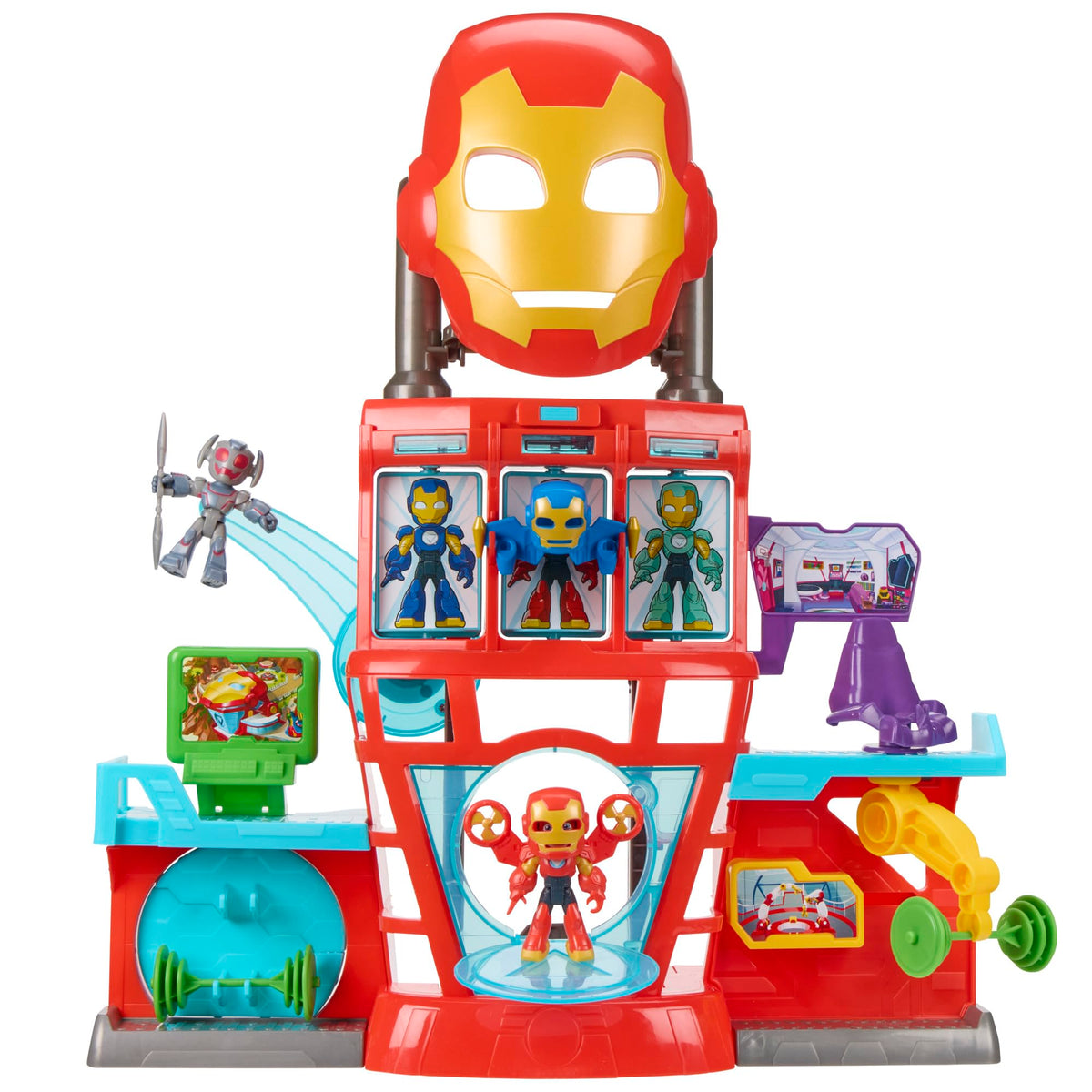 Marvel Iron Man y sus Increíbles Amigos Playset Iron Quarters – vista 1