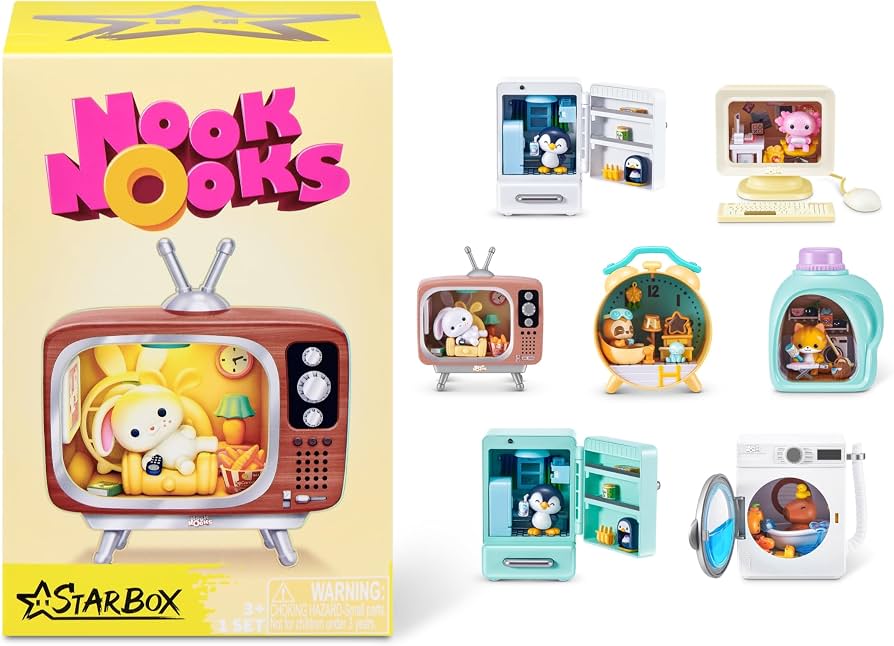 Nook Nooks Serie 1 Casa Miniatura Coleccionable con Luz Surtido – vista 3
