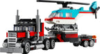 LEGO Creator 3 en 1 Camión Plataforma con Helicóptero – vista 1