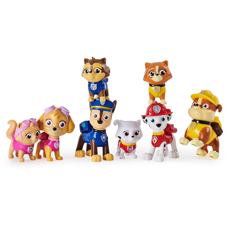 Paw Patrol Gift Pack 8 Figuras Cachorros y Gatitos de Humdinger – vista 1