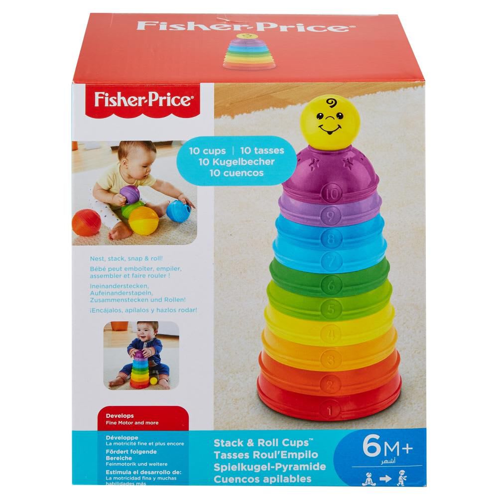Fisher-Price Tacitas Apilables Numeradas con Pelota Sonora – vista 2