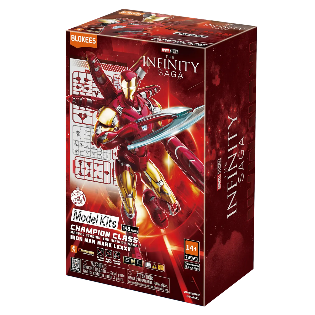 Caja Blokees Champion Class Iron Man Mark LXXXV de 149 piezas