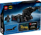 Reverso de la caja LEGO 76333 Batimóvil con medidas y bono digital