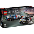 Caja LEGO Speed Champions 76922 con autos BMW M4 GT3 y BMW M Hybrid V8