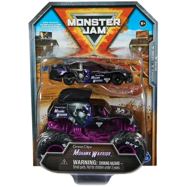 Monster Jam Camión y Auto de Carrera Escala 1:64 Surtido – vista 1