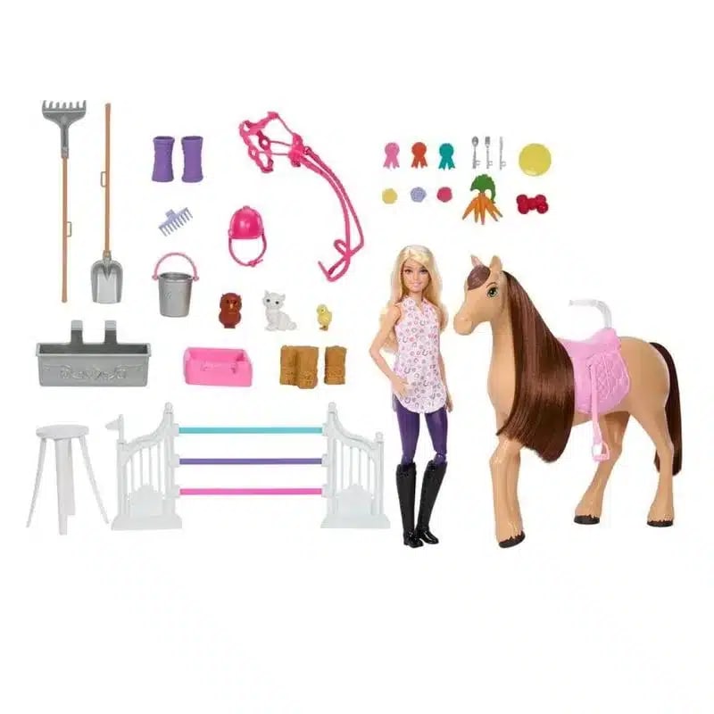 Barbie Mysteries Superestablo de los Sueños con Caballo y 25 Piezas – vista 1