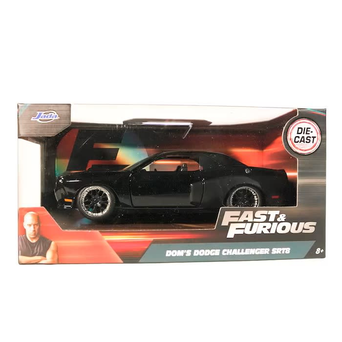 Jada Rápidos y Furiosos Dodge Challenger SRT8 Wide Body de Dom 1:32 – vista 3