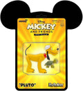Pluto ReAction de Super7 en su blíster Mickey and Friends con forma de orejas de Mickey