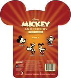 Reverso del blíster Mickey and Friends Wave 1 con Mickey, Goofy, Pluto y Donald