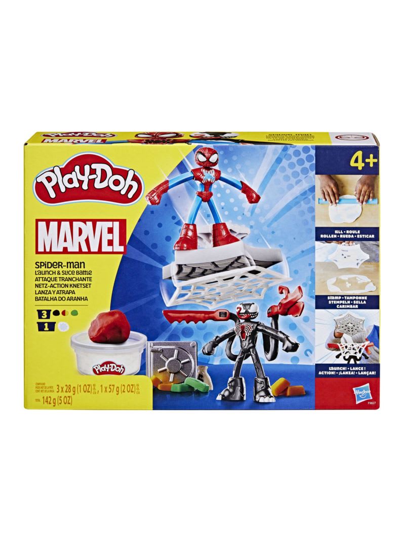 Play-Doh Marvel Spider-Man Lanza y Atrapa Set con Figuras – vista 2