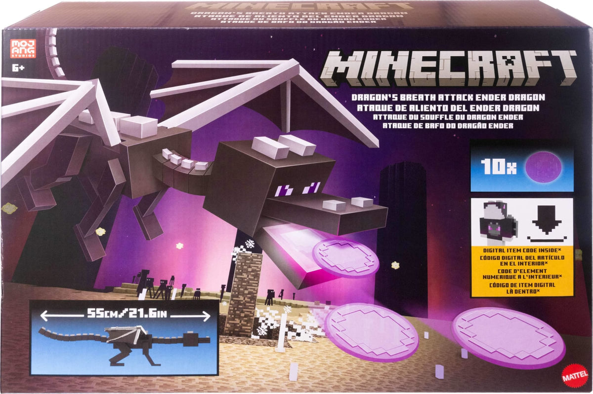 Minecraft Ender Dragon Dragon's Breath Attack Figura Gigante – vista 2