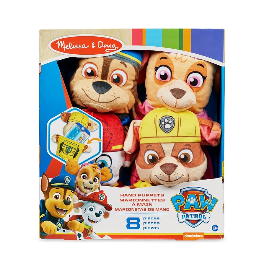 Paw Patrol Pack de 4 Marionetas de Mano – vista 2