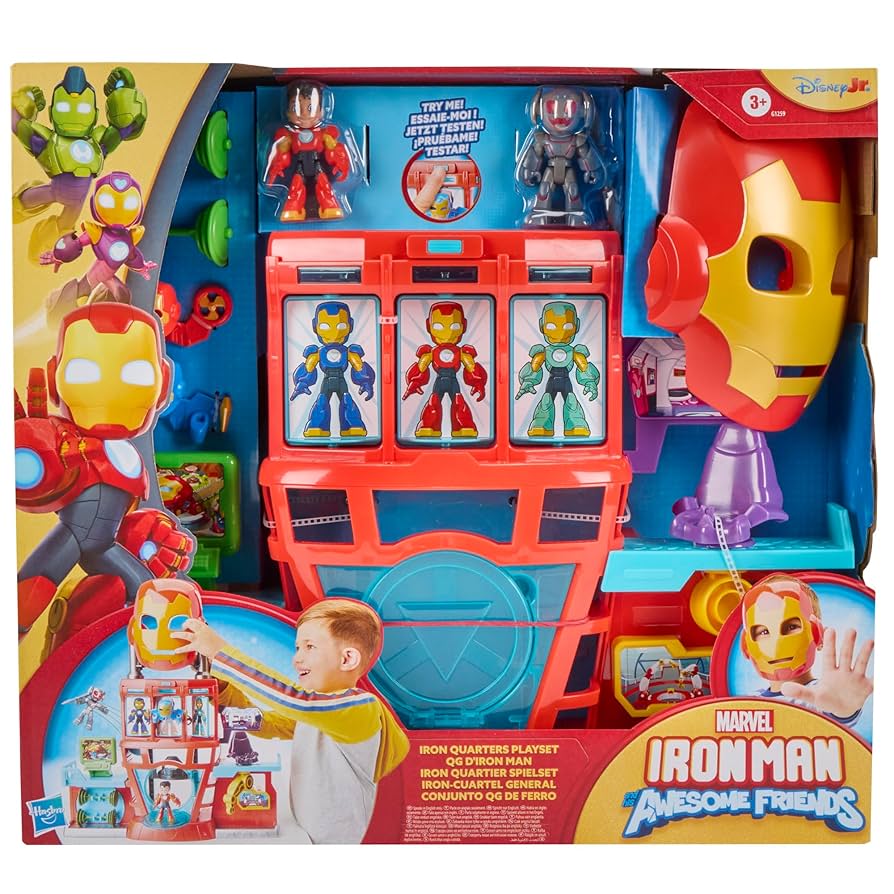 Marvel Iron Man y sus Increíbles Amigos Playset Iron Quarters – vista 2