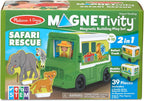 Melissa & Doug Magnetivity Camión de Rescate Safari Set Magnético 39 Piezas – vista 3