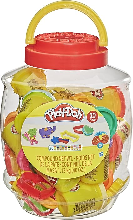 Play-Doh Cubo de Diversión con 20 Masas y Accesorios – vista 1