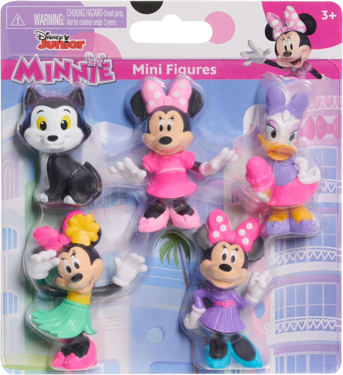 Disney Minnie Mouse Pack de 5 Minifiguras con Daisy y Fígaro – vista 3
