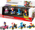 Hot Wheels Mario Kart Paquete de 4 Autos Escala 1:64 – vista 1