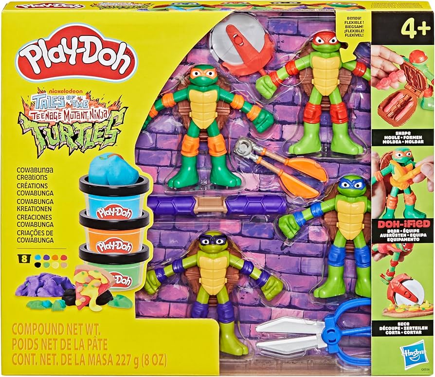 Play-Doh Tortugas Ninja Cowabunga Creations con Figuras Flexibles – vista 2