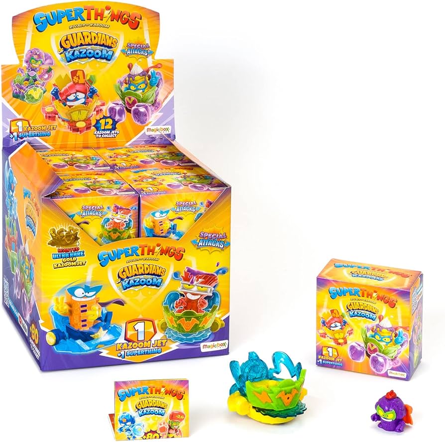 SuperThings Guardians of Kazoom Kazoom Jet en su caja