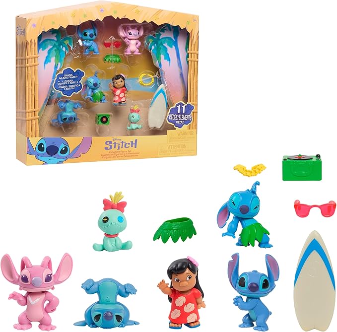 Disney Lilo & Stitch Set de 6 Figuras Coleccionables con Accesorios – vista 3